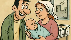 Vic: Došao Mujo u rodilište po sina