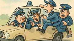 Vic: Voze se četvorica policajaca u autu...