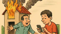 Vic: Sine, gori nam kuća!