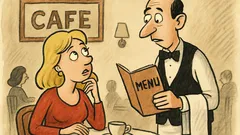 Vic: Plavuša gleda meni u kafiću