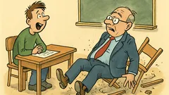 Vic: Student na usmenom, profesor na podu...