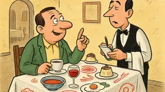 Vic: Došao čovjek u restoran na večeru