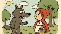 Vic: Vuk sretne Crvenkapicu i pita...