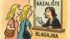 Vic: Dvije plavuše kupuju karte u kazalištu