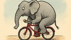 Vic: Zašto slon ne može voziti bicikl?