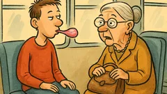 Vic: Baka u autobusu i žvaka