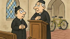 Vic: Velečasni: Netko mi je ukrao bicikl...