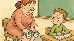 Vic: Nastavnica sjela na Ivičine naočale