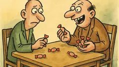 Vic: Sjede dva luđaka za stolom…