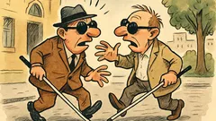 Vic: Sudare se dva slijepa čovjeka...