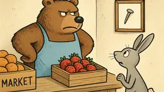 Vic: Medo otvori market, zec traži jagode