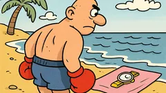 Vic: Boksač je otišao na plažu...