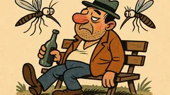 Vic: Lete dva komarca oko pijanca…