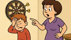 Vic: Mama, mama, boli me glava!