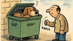 Vic: Na kontejneru piše: Gašo spava...