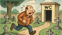 Vic: Koja je razlika između WC-a i groblja?