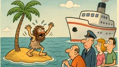 Vic: Putnički brod prolazi pokraj pustog otoka