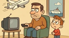 Vic: Perica pita oca kako leti avion?