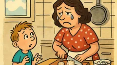 Vic: Mama, mama, zašto plačeš? Režeš luk?