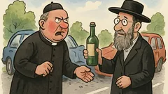 Vic: Sudarili se svećenik i rabin...