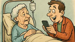 Vic: Baka na samrtnoj postelji zove unuka