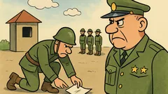 Vic: General uočio vojnika s papirićima