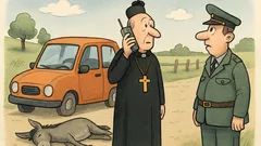 Vic: Svećenik autom naleti na magarca