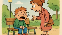 Vic: Plače mali Ivica u parku