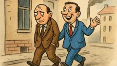 Vic: Hodaju pesimist i optimist ulicom...