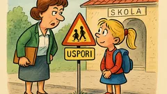 Vic: Učiteljica: Zašto si zakasnila?