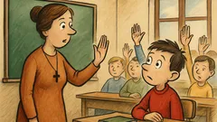 Vic: Mali Ivica na satu vjeronauka