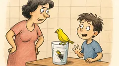 Vic: Mama, mama! Bubašvaba u mlijeku!