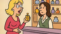 Vic: U drogeriji plavuša traži parfem od 2.600