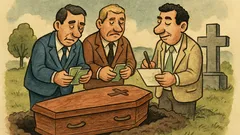 Vic: Umre bogati Slovenac, tri zeta na sprovodu