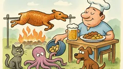 Vic: Dok se janje vrti na ražnju...