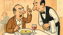 Vic: Konobar, u juhi mi pliva muha!