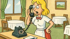 Vic: Radi plavuša u restoranu kao konobarica