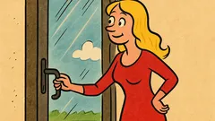 Vic: Zašto plavuša otvara staklena vrata?