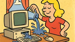 Vic: Zašto plavuša ulijeva vodu u računalo?