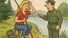 Vic: Plavuša ode pecati bez dozvole