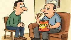 Vic: E, buraz, hoćeš vrećicu čipsa?